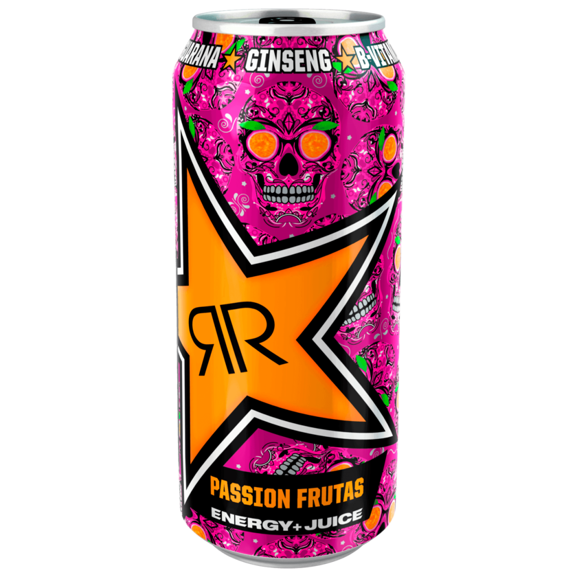 Rockstar Passion Frutas Energy + Juice 0,5l